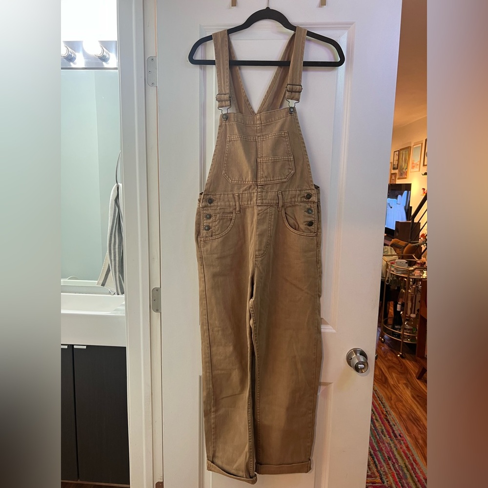 Free People Ziggy Tan Women's Overalls